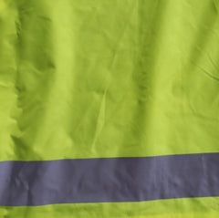 Brella Lime Green Unisex Hybrid Rain jacket w/ Reflective Strips