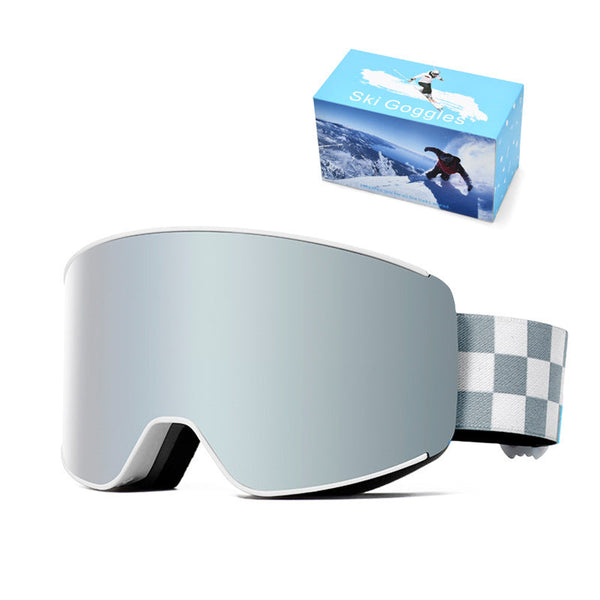 Spherical Ski Goggles Double-layer Anti-fog Ski Goggles