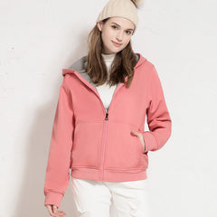 Women's Outdoor Waterproof And Windproof Fleece Jacket