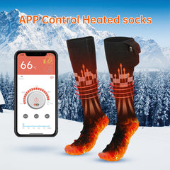 APP Controlled Heated Socks with Rechargeable Battery