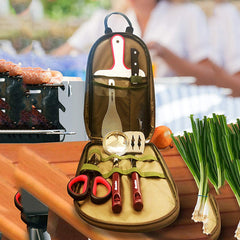 8-Piece Portable Camp Kitchen Utensil Set