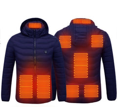 Men’s USB Heated Cotton Winter Jacket