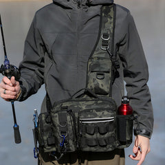 Men’s Fishing Backpack with Bait Box
