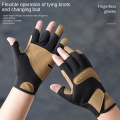 Professional Winter Fishing Gloves – 3-Finger Waterproof