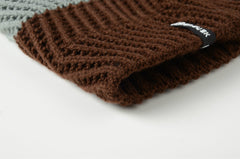 Fleece Lined Ski Running Knitted Hat Scarf