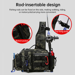 Men’s Fishing Backpack with Bait Box