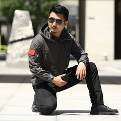 Men’s Waterproof Fleece Jacket Overalls