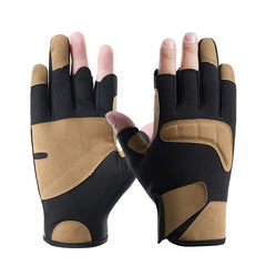 Professional Winter Fishing Gloves – 3-Finger Waterproof