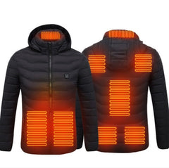 Men’s USB Heated Cotton Winter Jacket