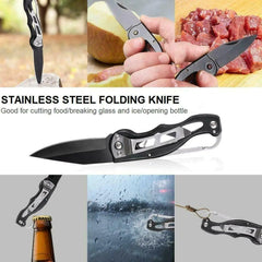 14-in-1 Outdoor Survival & Safety Kit – Tactical EDC Tools