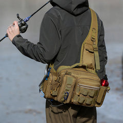 Men’s Fishing Backpack with Bait Box