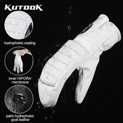 Winter Ski Gloves with Goatskin Palm