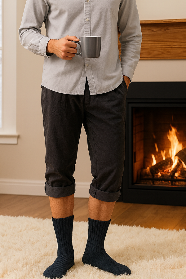 5 Pairs Men’s Merino Wool Crew Socks