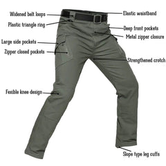 Men’s Tactical Hiking Cargo Pants Army Green