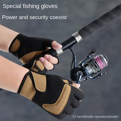 Professional Winter Fishing Gloves – 3-Finger Waterproof