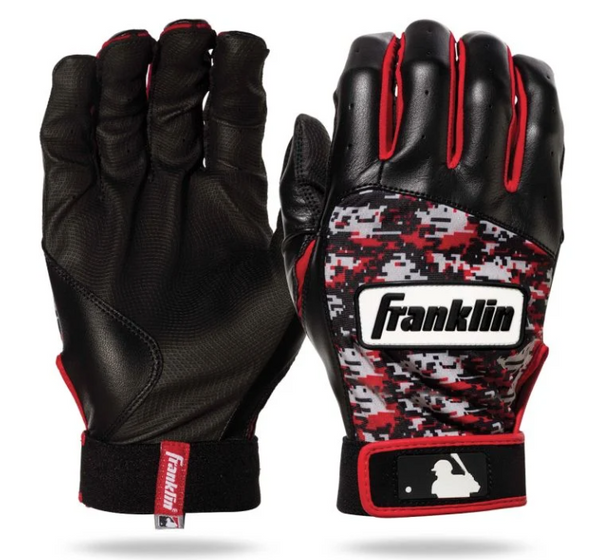 YOUTH - Franklin Digitek Batting Glove  Red-Camo