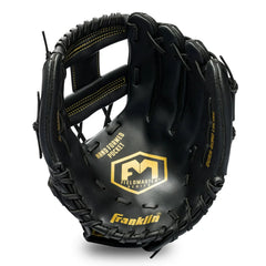 Franklin Sports Baseball and Softball Glove Field Master (11") - Black / Gold