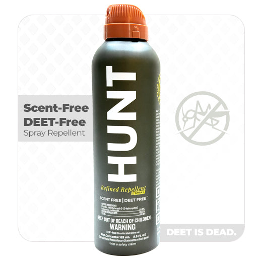 HUNT - Scent-Free, DEET-Free Insect Repellent Spray