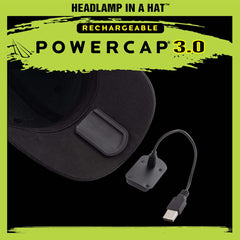 POWERCAP 3.0 LED Lighted Rechargeable Headlamp 4-Pack Hats