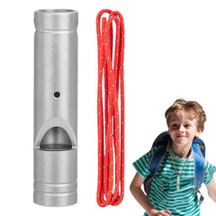 Titanium Survival Whistle with Lanyard