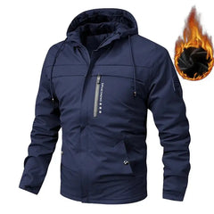 Men’s Winter Fleece-Lined Hooded Jacket