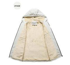 Men’s Winter Fleece-Lined Hooded Jacket