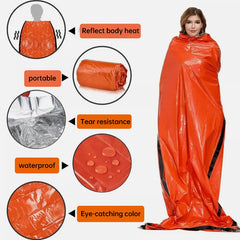 Emergency Sleeping Bag Lightweight Waterproof Outdoor First Aid Kit Waterproof Compression Backpack Hiking Camping Bedding