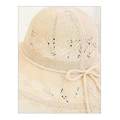 Korean version new straw hat summer sun hat sun protection hat sction wave sun hat beach cool hat women's hat