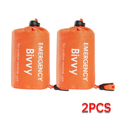 Emergency Sleeping Bag Lightweight Waterproof Outdoor First Aid Kit Waterproof Compression Backpack Hiking Camping Bedding