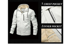 Men’s Winter Fleece-Lined Hooded Jacket