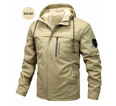 Men’s Winter Fleece-Lined Hooded Jacket