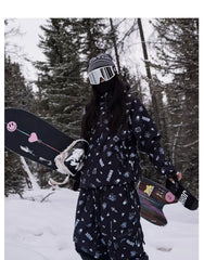 JOHN SNOW Ski Suit Set Windproof Waterproof Warm Women's Skiing Pants