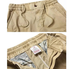 Mandotos Cargo Pants for Men Cotton Full Length Tactical Military Cargo Trousers Gray