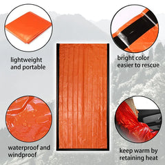 Emergency Sleeping Bag Lightweight Waterproof Outdoor First Aid Kit Waterproof Compression Backpack Hiking Camping Bedding