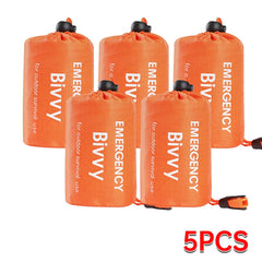 Emergency Sleeping Bag Lightweight Waterproof Outdoor First Aid Kit Waterproof Compression Backpack Hiking Camping Bedding