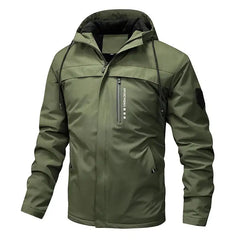 Men’s Winter Fleece-Lined Hooded Jacket