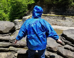 Brella Blue Unisex Rain Jacket for Youth + Petite Adults
