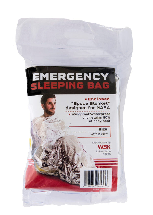 Quake Kits Emergency Thermal Mylar Sleeping Bag