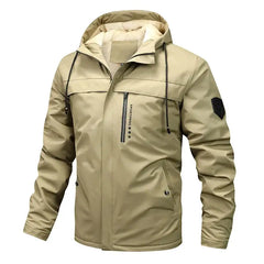Men’s Winter Fleece-Lined Hooded Jacket