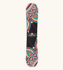 Kids' Snowboard  Poplar Wood & Fiberglass