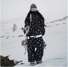 JOHN SNOW Ski Suit Set Windproof Waterproof Warm Women's Skiing Pants