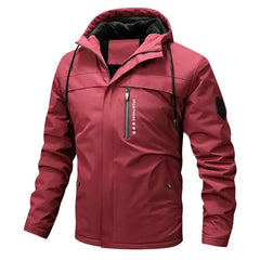 Men’s Winter Fleece-Lined Hooded Jacket