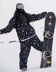 JOHN SNOW Ski Suit Set Windproof Waterproof Warm Women's Skiing Pants