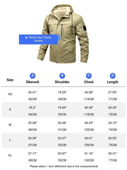 Men’s Winter Fleece-Lined Hooded Jacket