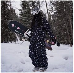 JOHN SNOW Ski Suit Set Windproof Waterproof Warm Women's Skiing Pants