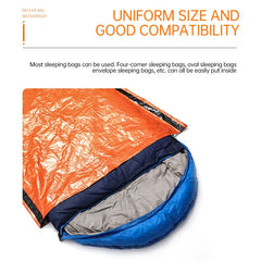 Emergency Sleeping Bag Lightweight Waterproof Outdoor First Aid Kit Waterproof Compression Backpack Hiking Camping Bedding