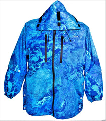 Brella Blue Unisex Rain Jacket for Youth + Petite Adults