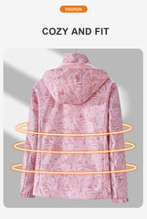 Women's Lightweight Windproof Hooded Jacket