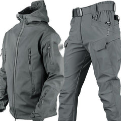 Outdoor Shark Skin Thermal Suit Special Forces Camouflage Brushed Thickened Jacket