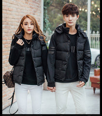 Autumn And Winter New Couple Down Cotton Men's Vest Sleeveless Jacket